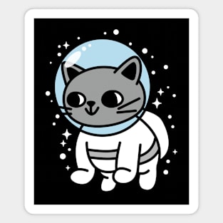 Cat Astronaut Magnet
